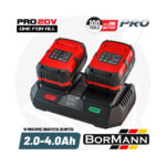 Ταχυφορτιστής Διπλός BBP2005 - BORMANN PRO